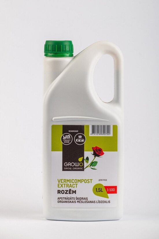 Vermikomposta ekstrakts rozēm 1.5l